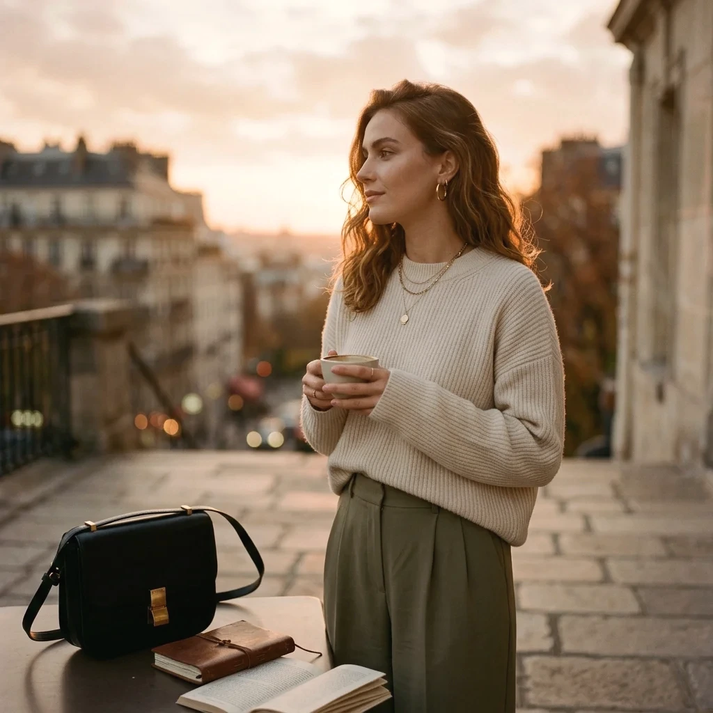 The soft warm reference look used in the exercise