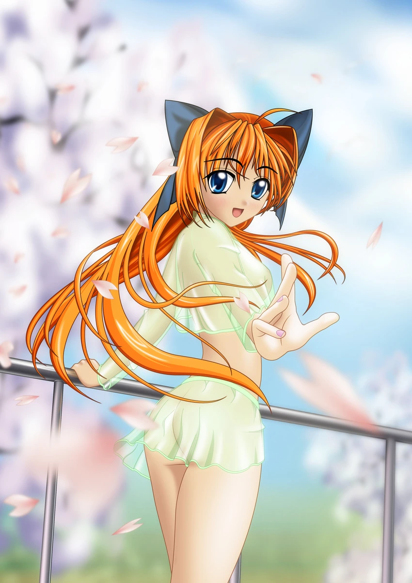 Elegant Anime Maiden Illustration - Original