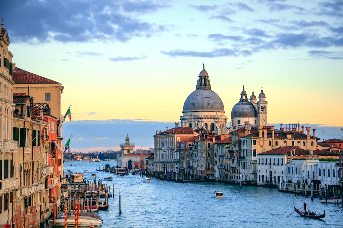 Romantic Venice Grand Canal Gondola - Edited